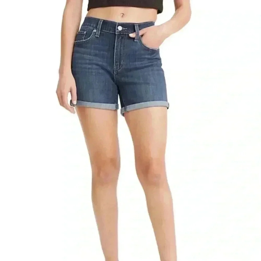 Levi's 511 mid length jean shorts
